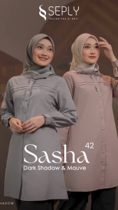 SASHA 42 TERMURAH TUNIK SEPLY PREMIUM 100% ORI COCOK UNTUK OUTFIT DAILY HANGOUT & KULIAH TERBARU & KEKINIAN