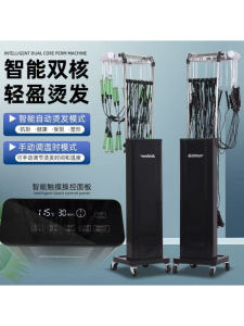 Ultra-Thin Smart Digital Hair Styling Tool Double Hole Hot Iron Machine 24V Hair Curling Iron Professional Salon Quality