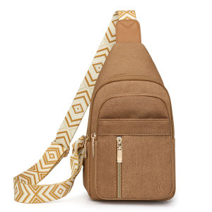 TANFAN | Leisure Soft Leather Chest Bag Crossbody