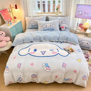 YAOKANG | Cartoon Warm Four-piece Bedding Set Plush