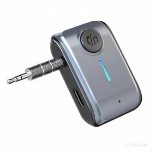 kebidumei | Bluetooth 5.3 Receiver Wireless Adapter 3.5mm AUX U-Disk/TF for Car Speaker Headset Audio Music Receiver Hands Free Car Kit
