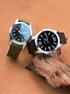 WANSHILI | Leather & Nylon Watch Band for Longines Tissot DW Hamilton Seiko 18/19/20/21mm