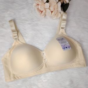 Full Cup Women Bra Non-wired Breathable Underwear Seamless Size 38-44 /615 Baju Dalam Perempuan Wanita Tanpa Dawai Span Nipis Kain Lembut Bra Perempuan Bralette Perempuan