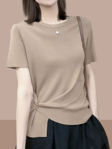 Shalldoer | Silk Cooling Loose-Fit Short Sleeve T-Shirt
