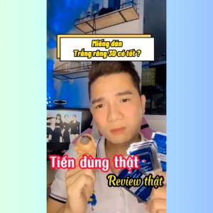 Miếng dán trắng răng Crest 3D White Professional Effects - Răng trắng sáng vượt trội sau 7 ngày sử dụng