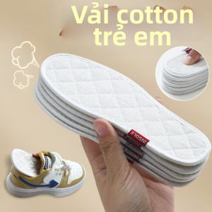 JIFANPAUL | Sweat Absorbing Deodorizing Cotton Shoe Inserts for Kids
