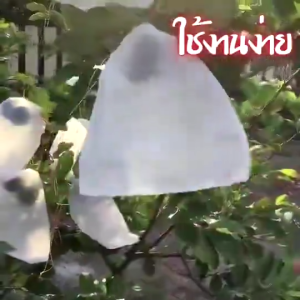 200ใบ🔥 ถุงห่อผลไม้ ตาข่ายห่อผลไม้ ใช้ห่อกันแมลง เพลี้ย แสงแดดไม่ต้องห่อกระดาษทับ ใช้ซ้ำได้ ไม่มีไอน้ำเกาะในถุง ถุงห่อฝรั่ง ถุงห่อมะม่วง ถุงตาข่ายกันแมลง ถุงห่อผลไม้กันแมลง