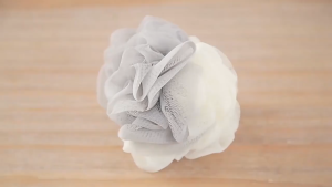 Spons Busa Mandi Lembut Serbaguna / Sponge Warna Cantik Murah / Pembersih Badan 2 Sisi Praktis