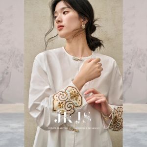 JK＆JS | Silk-blend Wool Jacquard Multi-Wear Top