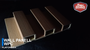 PLAFONESIA 2.9mx16cm Premium WPC Wall Panel Dinding Ruang Tamu Buat TV Motif Kayu 3 Meter Kotak 4