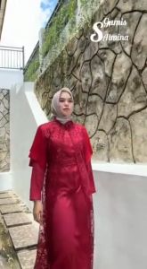 GAMIS PESTA TULLE BORDIR SALMINA DRESS MEWAH MURAH