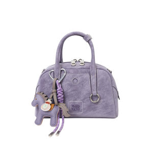 Purple Satchel Crossbody Bag for Women