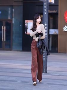💥[Q080] Quần ống suông CULOTTES KẺ SỌC phối túi và lưng chun phía sau co giãn dễ phối đồ - L2M