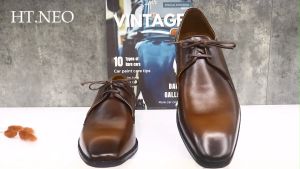 Giày Da Nam Oxford HT.NEO Da Bò Nhập Khẩu Cao Cấp Kiểu Dáng Classic Sang Trọng Lịch Sự GT12