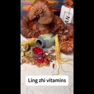 ginseng Linzi gejie Vitamins For Weight Gain Bottle 50 Capsules.