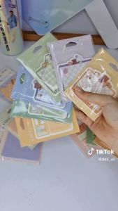 Giấy nhớ học sinh hình dễ thương Deli - Màu ngẫu nhiên - Giấy note giấy nhắn - 6439