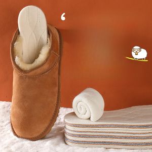 XIANZHAO | Miếng lót giày lông cừu dày dặn giữ ấm cho giày bốt đi tuyết mùa đông đế mềm thoải mái cho nữ chống trượt không rụng