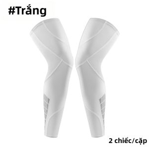 1 Đôi Ống Tay Áo Thể Thao Nén Chống Tia UV Dài Cho Nam Nữ Dùng Cho Chạy Bộ Bóng Rổ Bóng Đá Đạp Xe Và Các Môn Thể Thao Khác Chất Liệu Polyester