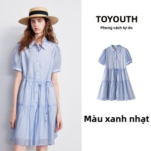 Toyouth | Đầm A-Line Mới Mùa Hè Lycra Kẹp Lụa Acetate