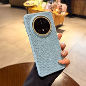 Magnetic Cooling Vent Blue Simple Elegant Phone Case