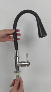 Kitchen Faucet 2 Outlet Modes Silicone Faucet Sink Faucet 360° Rotatable Universal