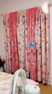 Butterfly Curtains for Window or Door Living Home Decoration Sale: Elegant Semi Cotton Design