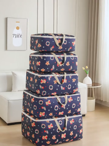 【 In Stock 】BIG BAG Cartoon-patterned Clothing Storage Bags Quilt Storage Bags Moving Luggage Packing Bags Beg Guni Besar衣物棉被收纳袋