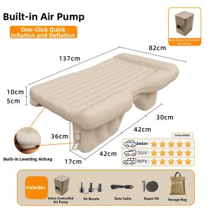 WONIUSHUSHU | Portable Car Air Bed for Sleeping