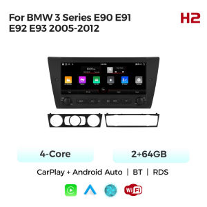 Android System Car Radio For BMW 3 Series E90 E91 E92 E93 2005-2012 Wireless CarPlay Radio Multimedia Player WiFi Navigation GPS