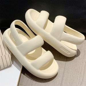 Sweet Cool Little Black Cat Sandals Womens Summer Casual Fashion EVA Soft Bottom Beach Slippers Cartoon Korean Style Flat Heel