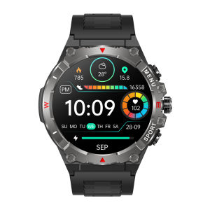 COLMI V76 GPS สมาร์ทนาฬิกา 1.43 "จอแสดงผล Ultra AMOLED ในตัวเข็มทิศเครื่องวัดระยะสูงบลูทูธโทรศัพท์กีฬาผู้ชาย smartwatch