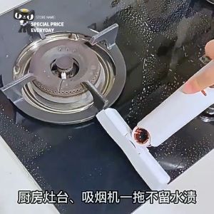 Japanese Creative Mini Handheld Mop Portable Folding Cleaning Squeeze Mop Window Glass Cleaning Tools with Sponge