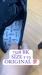 PALLAS JAZZ 7328BK / Kasut Hitam Sekolah / LO CUT SHOE LACE School Black Shoe / 黑色校鞋 Pallas Shoes Palladium Scarpe - Lazada