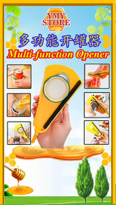 Multi-function Opener Can Bottle Cap Fast Lid Opener Rotating Multi-Purpose Bottle Opener Kitchen Gadgets Wine Opener