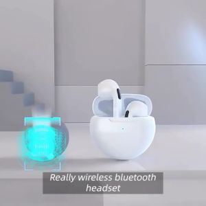 PS TWS Pro 6 Headset Bluetooth Olahraga Tahan Air Wireless Earphone Bluetooth