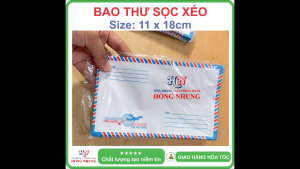 [MEGA SALE] COMBO 25 BAO THƯ SỌC XÉO Có keo dán KÍCH THƯỚC 11x18cm