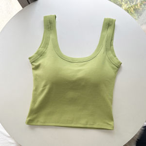 Crop Tank Top No Sleeve Sport Wear Innerwear Outerwear