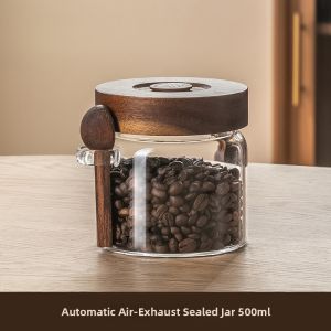 CRISTALGLASS | Food Grade Glass Sealed Coffee & Tea Storage Jar