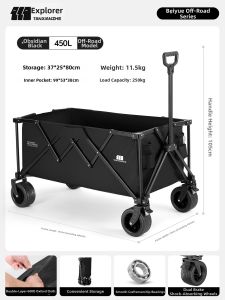 TanXianZhe | Folding Large Capacity Camping Trolley with Table