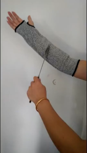 SARUNG LENGAN ANTI POTONG ANTI SAYAT / CUT RESISTANT SLEEVE PELINDUNG TANGAN TAHAN GORES