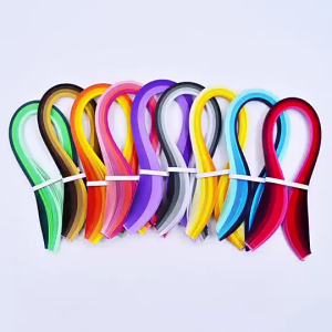 260pcs  Quilling Paper Strips 5/10mm Paper Quilling Strips Colorful Diy Craft Handmade Flower Gift
