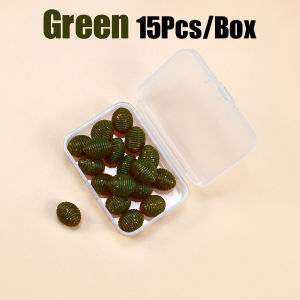 Topranc Soft Fishing Beads PVC Sinking Water Bait Boxed Set LUYA Lure for Fishing Enthusiasts Fishing Accessories