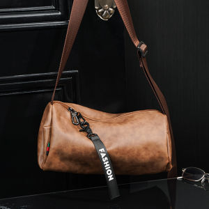 กระเป๋าสะพายไหล่เดียวผู้ชายแบรนด์ฮิตมีสไตล์กระเป๋าทรงกระบอกกระเป๋าเป้ใบเล็กแนวธุรกิจแมทช์ลุคง่ายกระเป๋าผู้ชายวัยรุ่นกระเป๋าสะพายข้างลำลองอินเทรนด์