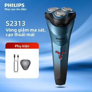 Máy Cạo Râu Điện PHILIPS S2313 Dành Cho Nam Hệ Thống 3 Lưỡi Dao Đầu Nổi 4 Chiều Cạo Khô/ướt Máy Cạo Râu Có Thể Sạc Lại Với Lưỡi Dao Bằng Thép Không Gỉ