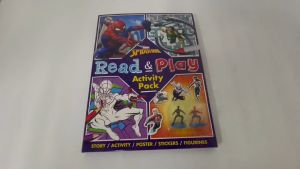 Marvel Spider Man 2 Books Read & Play Activity Pack With Storybook Activity Book Poster Stickers For Kids