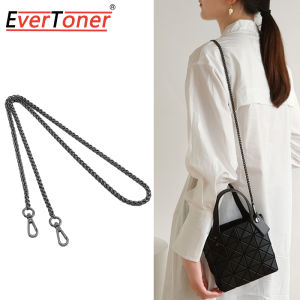 EverToner ISSEY MIYAK BAOBAO 4 Grid Mini Bag Metal Chain Shoulder Resin Shoulder Strap DIY Bag with Single Purchase Accessories