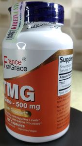Viên uống TMG-Trimethylglycine giải độc gan hỗ trợ sức khoẻ tim mạch 500mg 150 viên