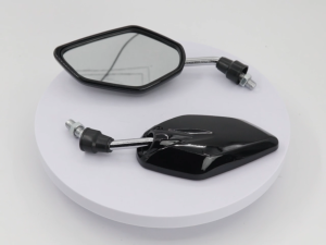 😀Yamaha Honda Side Mirror Chrome Rearview Mirror Universal Y15 LC135 Y16 125Z Y125Z RS150 EX5 SRL110 115 WAVE125 WAVE110