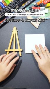 [Weststar TAS] HJ-15T 6inch Mini Easel Set with Canvas