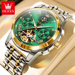 New 2025 Automatic Mechanical Waterproof Mens Watch Green Ghost Certified  Domestic Brand round Dial Steel Band